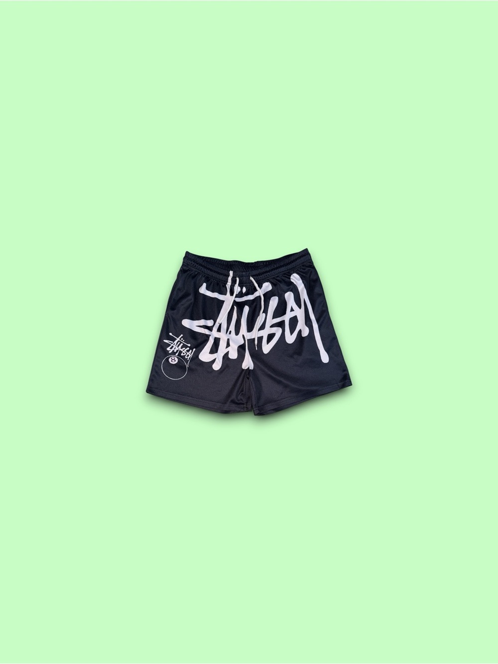 Stussy mesh shorts black & white men’s small